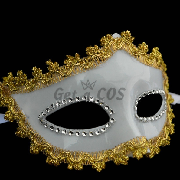 Halloween Decorations White Pointed Mask