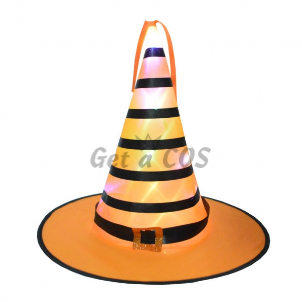 Halloween Decorations Color Glowing Witch Hat