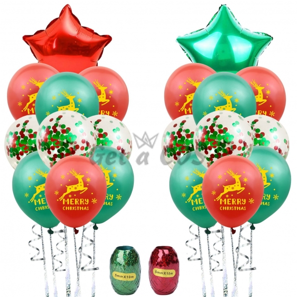 Christmas Decorations Elk Snowman Balloons