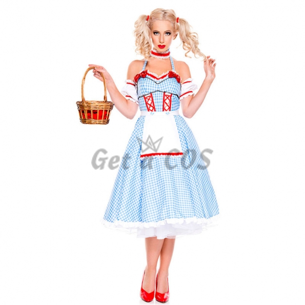 Halloween Costumes Wizard Of Oz Vintage Farm Dress