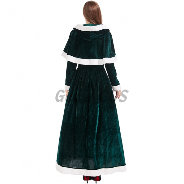 Red and Green Short Shawl Women Costume