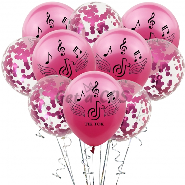 Birthday Balloons Musical Note Printing Set
