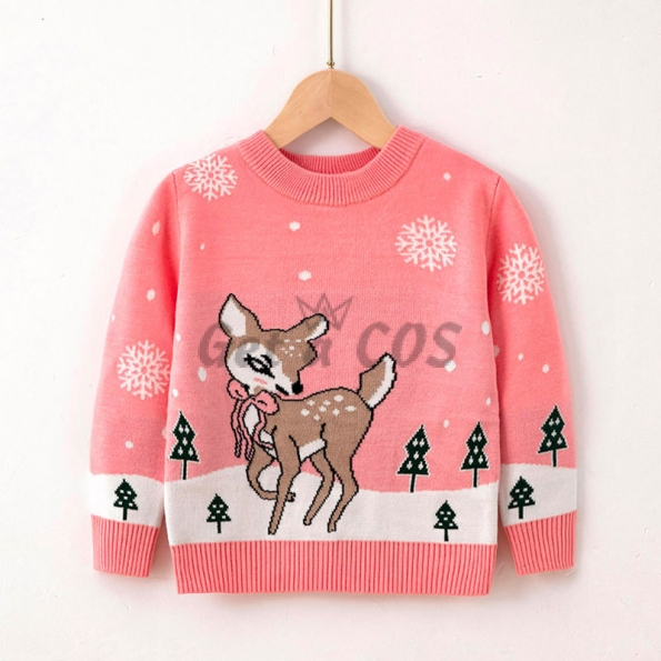 Christmas Sweater Reindeer Pattern Kids