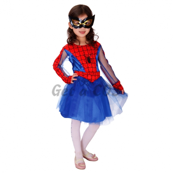 Spiderman Costume Tights Girls Dress