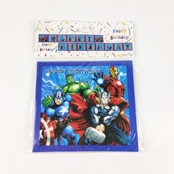 Tableware Avengers Printing Kit