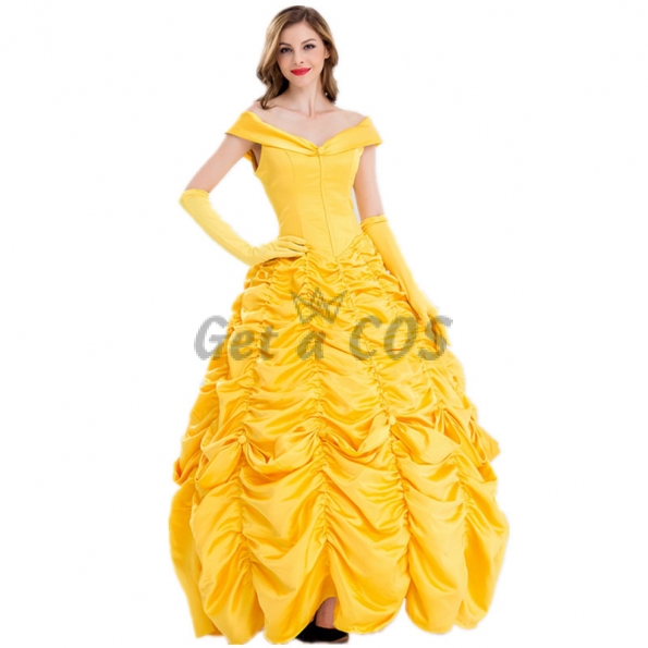 Halloween Costume Beauty And Beast Princess Bell Dress