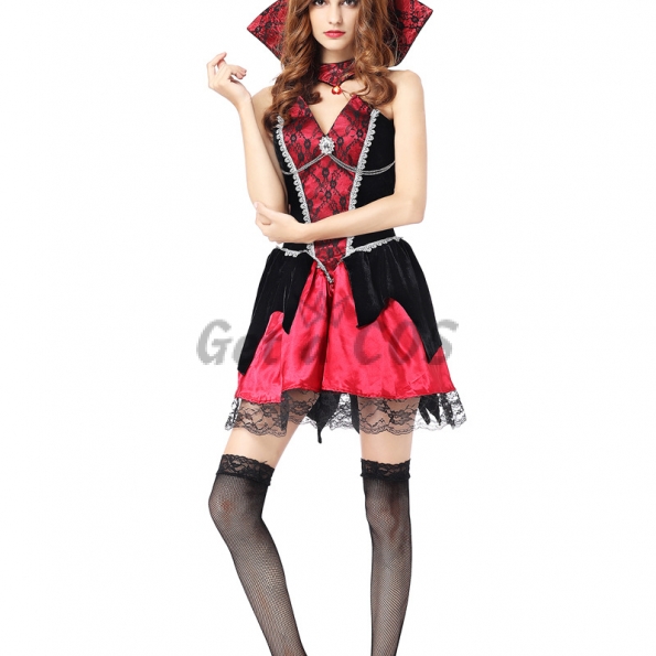 Women Halloween Costumes Vampire Demon Uniform