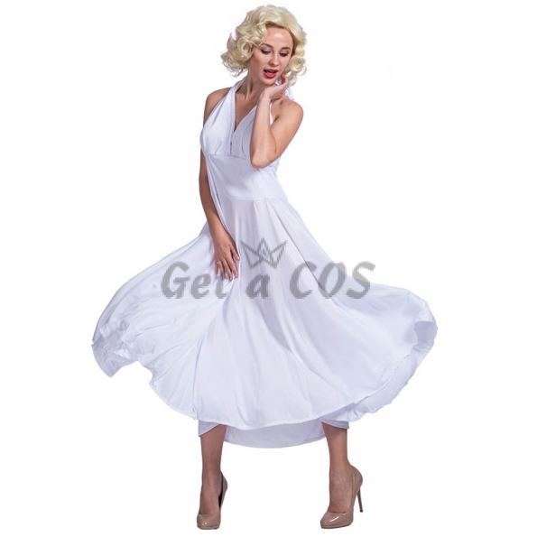 Sexy Halloween Costume Marilyn Monroe Style Dress