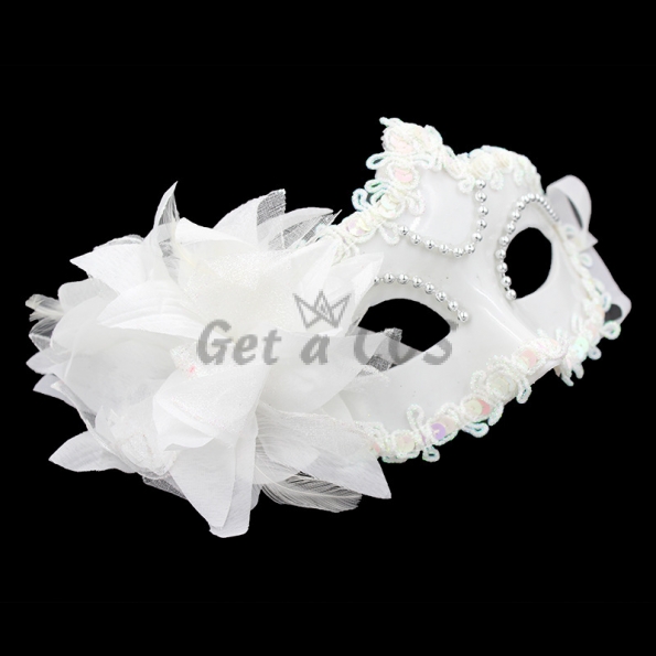 Halloween Decorations Lace Crystal Mask