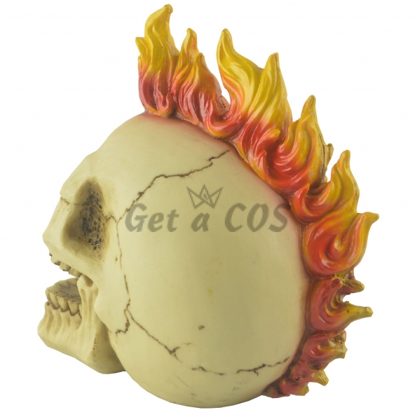 Halloween Decorations Fire Skull