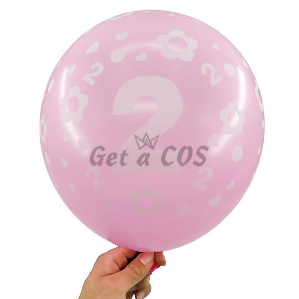 Birthday Balloons Colorful Digital Printing
