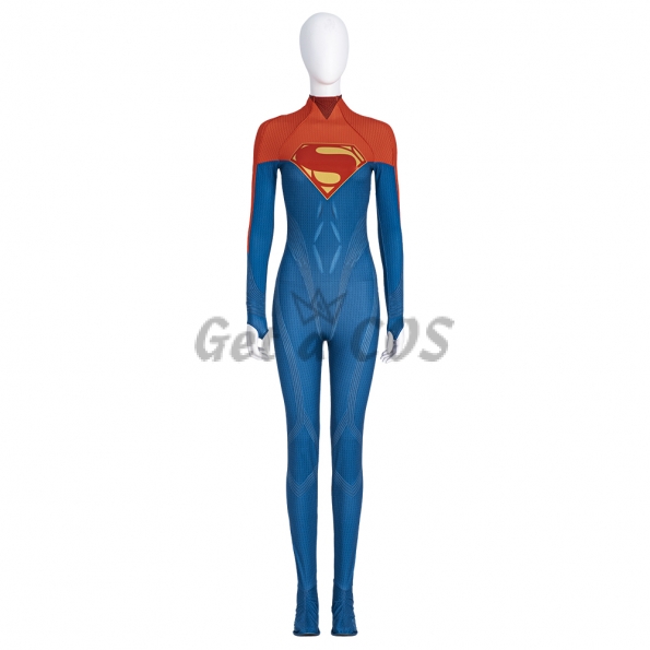 Superman Costumes The Flash Movie Supergirl Cosplay - Customized
