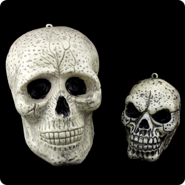 Halloween Supplies Plastic Skull Decoration