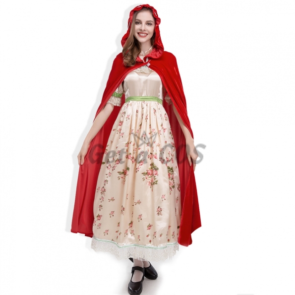 Halloween Costumes Little Red Riding Hood Maid Dress