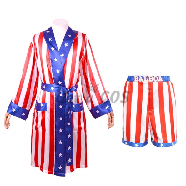 Boxer Costume Rocky Cosplay Suit