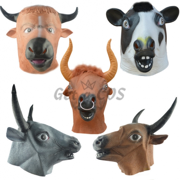 Halloween Mask Cattle Headgear