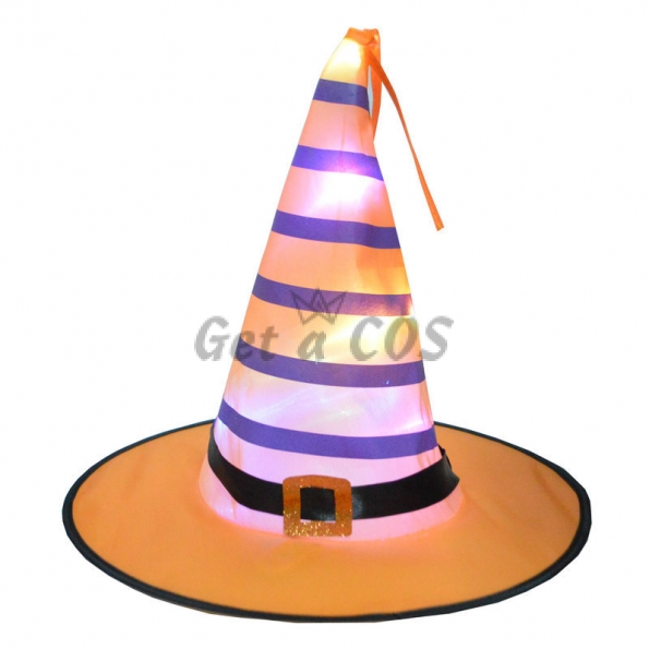 Halloween Decorations Color Glowing Witch Hat