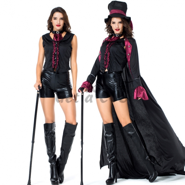 Bat Vampire Count Black Beast Tamer Women Costume