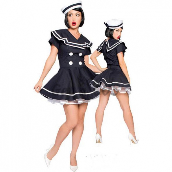 Halloween Costumes Solid Color Navy Suit