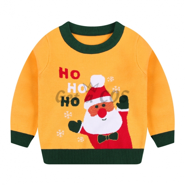 Christmas Sweater Cute Santa Claus Pattern