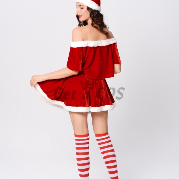 Sexy Christmas Costume Off The Shoulder Dress