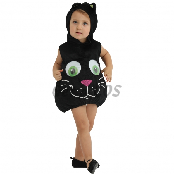 Kids Halloween Costumes Cat Big Eyes Baby Suit