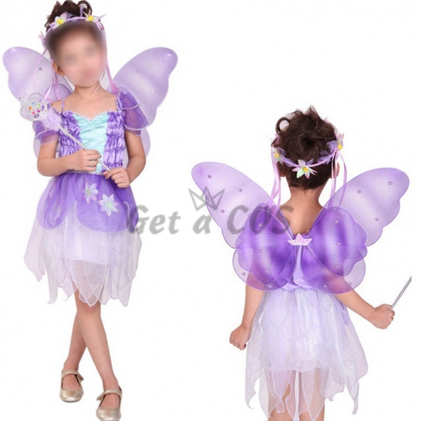 Fairy Costumes Violet Flower Elves