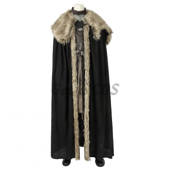 Movie Character Costumes Jon Snow Overcoat - Customized