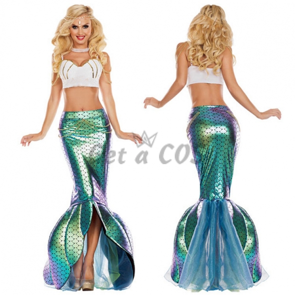 Sexy Mermaid Halloween Costumes Nightclub Elf Style