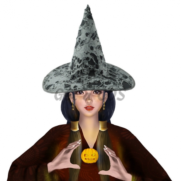 Halloween Decorations Hole Witch Hat