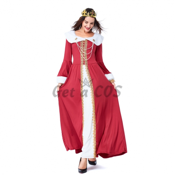 Women Halloween Renaissance Costumes Royal Palace Wind