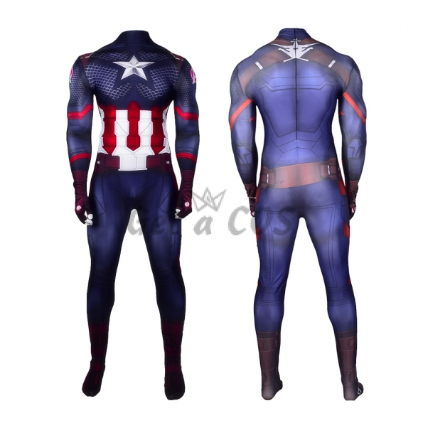 Captain America Costumes Bodysuit