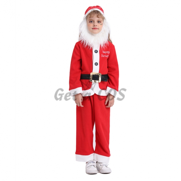 Girls Halloween Costumes Santa Claus Cute Suit