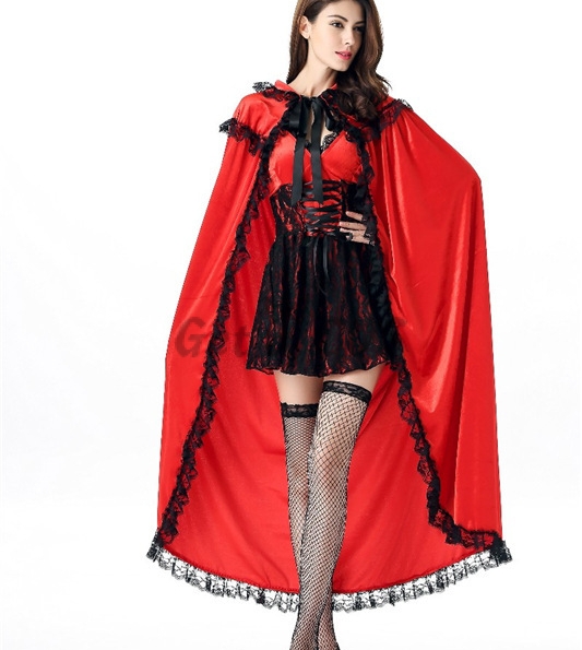 Halloween Costumes Vampire Princess Cloak Dress
