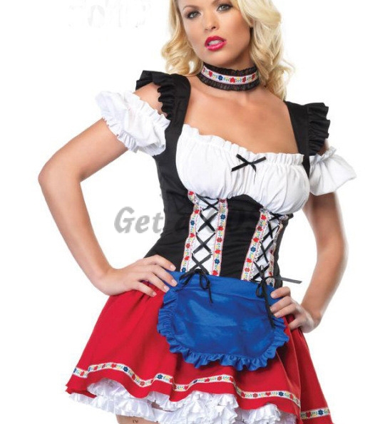 Halloween Costumes German Oktoberfest Maid Outfit