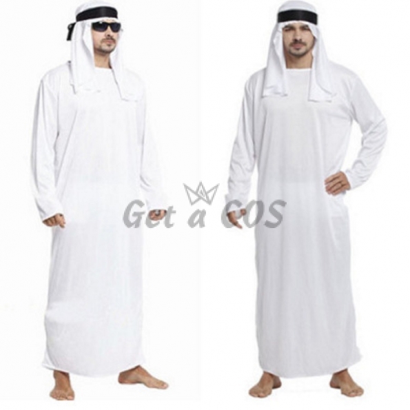 Arabian Costume Prince White Robe