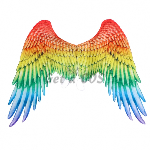 Halloween Decorations Rainbow Colored Angel Wings