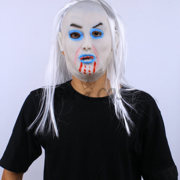 Halloween Decorations Scary Female Ghost Mask