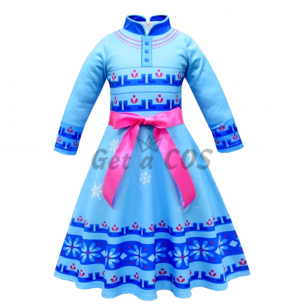 Frozen 2 Costumes Elsa Long Dress