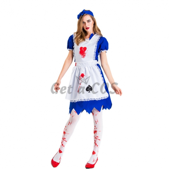 Women Halloween Costumes Nurse Zombie Style
