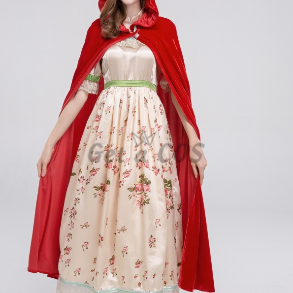 Halloween Costumes Little Red Riding Hood Maid Dress