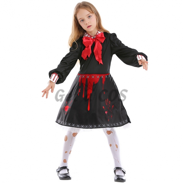 Scary Curse Doll Kids Costume
