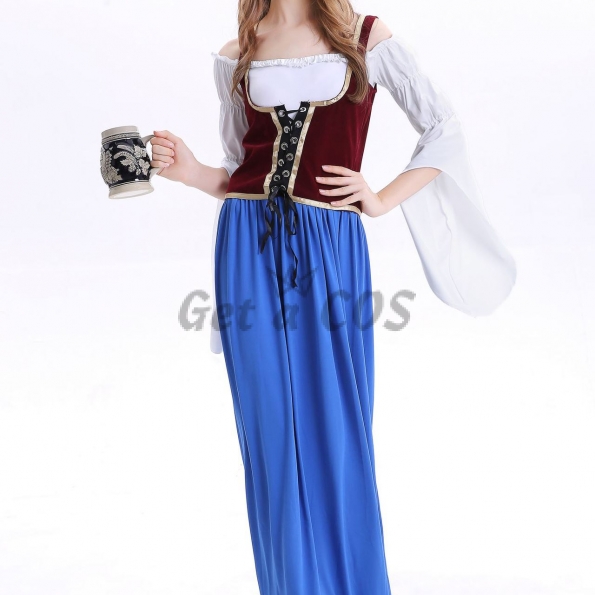 Women Halloween Costume German Beer Maid