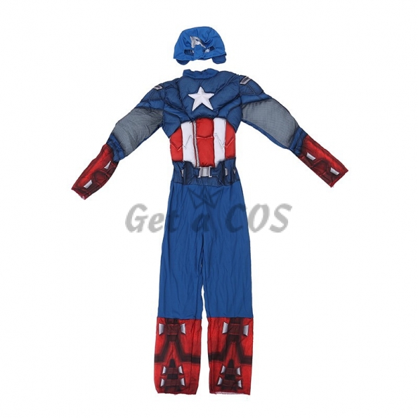 Captain America Costume Kids Cos