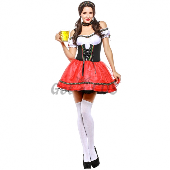German Oktoberfest Costumes Restaurant Work Clothes Maid Style