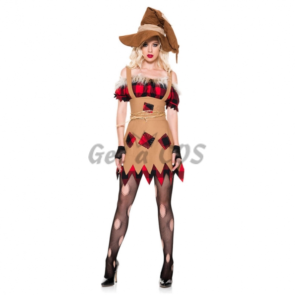 Wizard of Oz Costumes for Women Hooded Dress