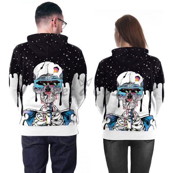Couples Halloween Costumes Trend Skull Clothes