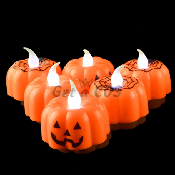 Halloween Decorations Glow Candle Shape