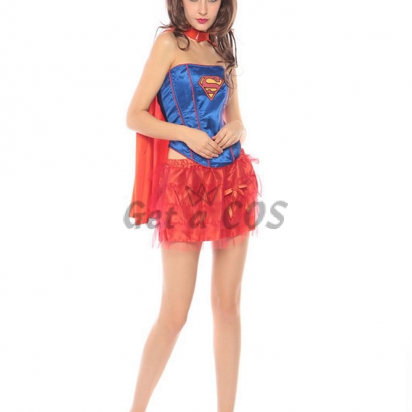 Women Halloween Costumes Superman Batman Tutu Dress