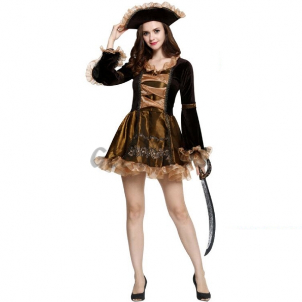 Pirates of the Caribbean Costumes Gold Pattern
